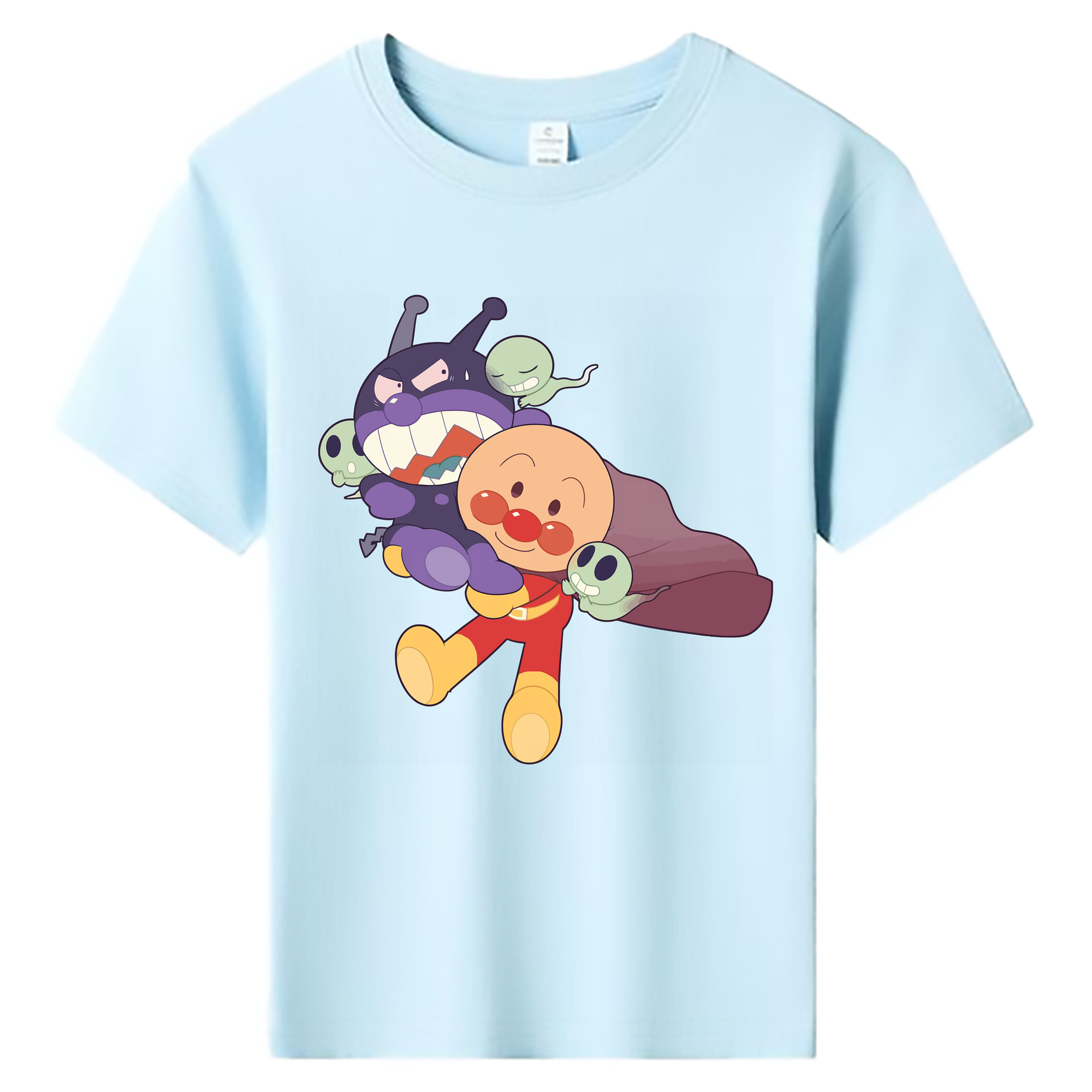 （画像用） アンパンマン Anpanman 綿100％キッズTシャツ（フロントプリント）
